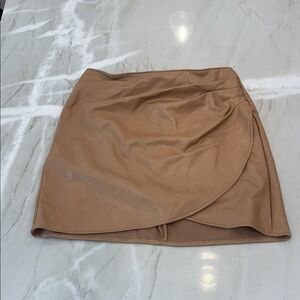 Abercrombie & Fitch leather Mini Skirt medium